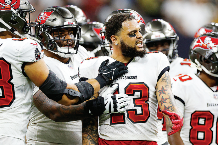 Bucs’ Evans suspended one game for altercation with Saints’ Lattimore